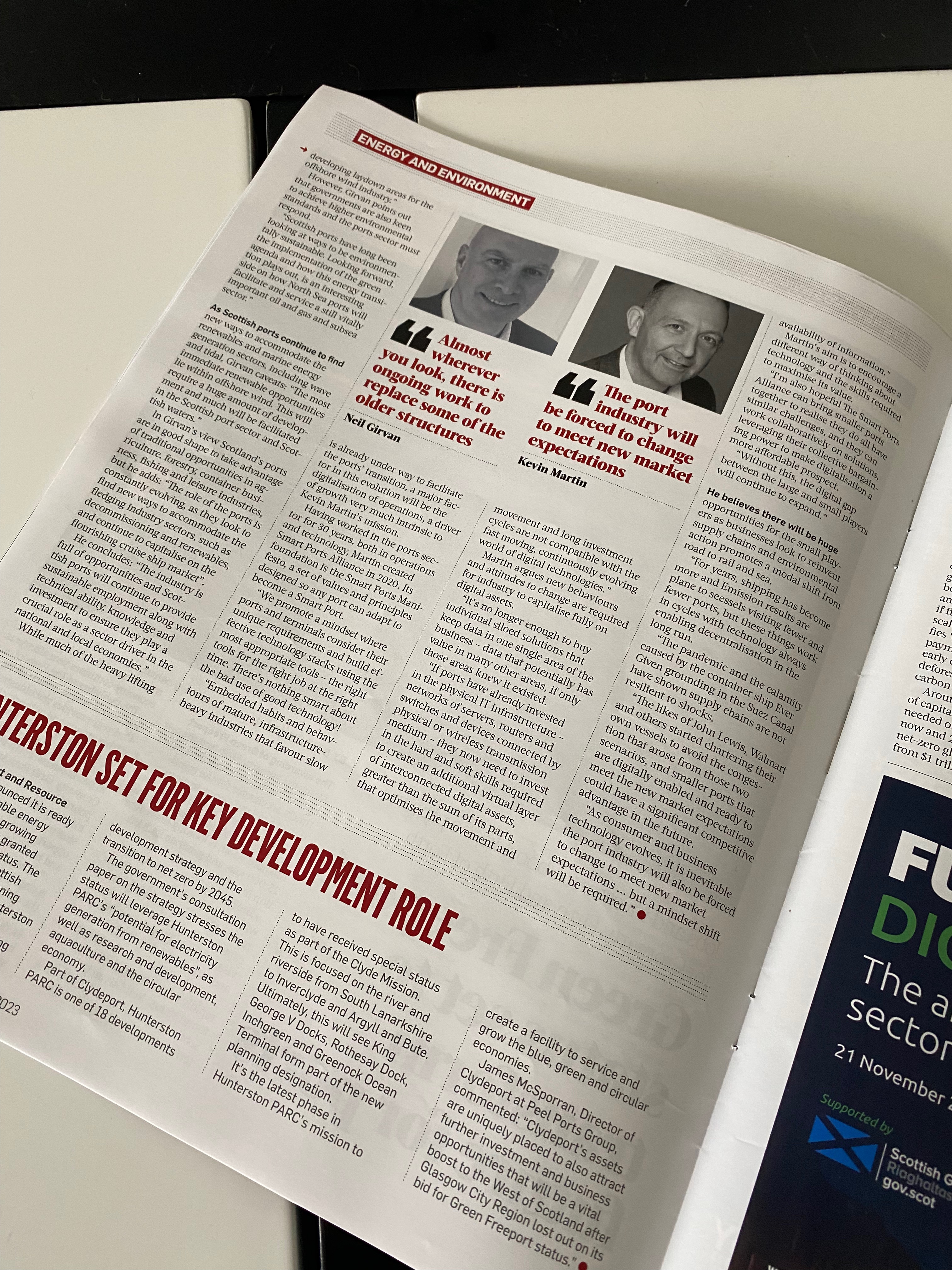 The Sunday Times: Transforming Scotlands Ports