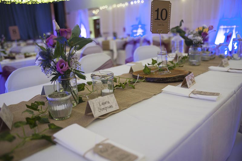 Wedding top table