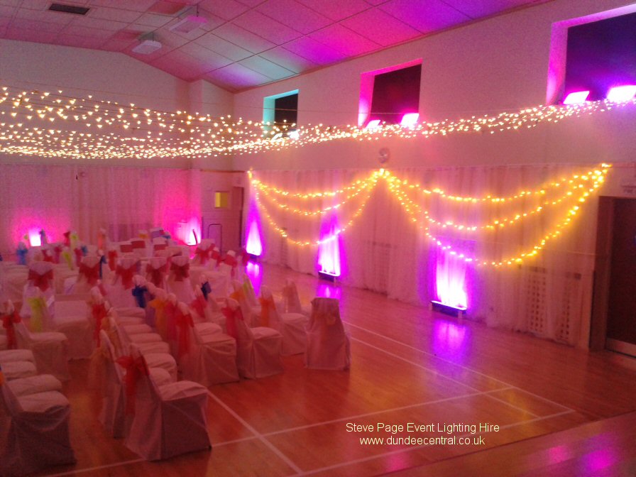 Wedding ceremony lights